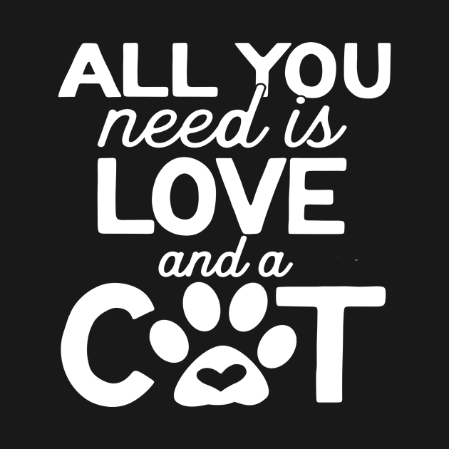 All You Need Is A Love And A Cat - Cats - Crewneck Sweatshirt | TeePublic