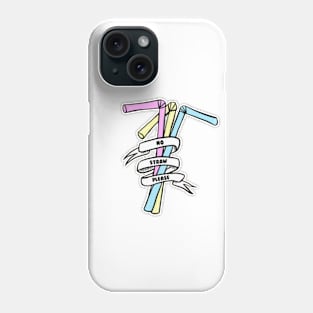 Keep the Sea Plastic Free - Say No to Plastic Straws Phone Case