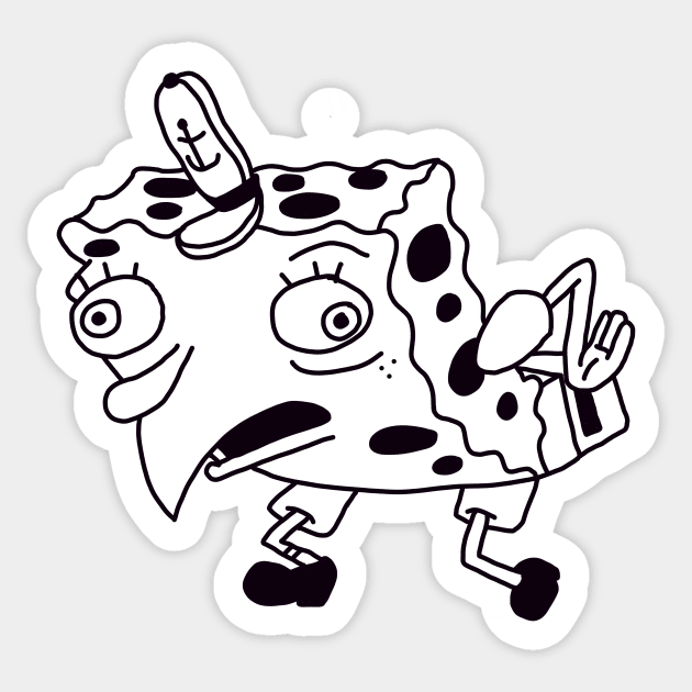 Spongebob Meme Face | Sticker