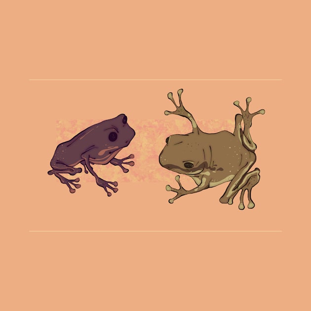 Froggies! by Markie Moo Art