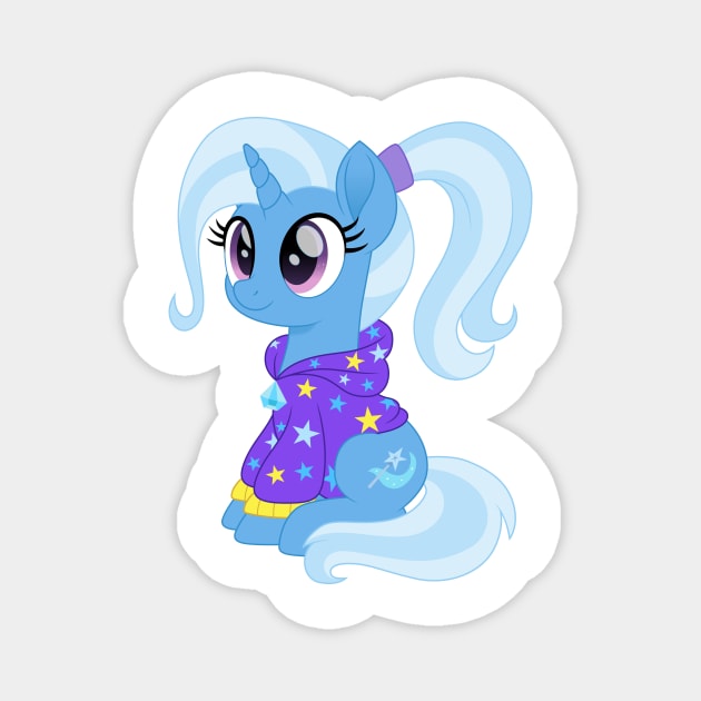 Trixie in a hoodie Magnet by CloudyGlow