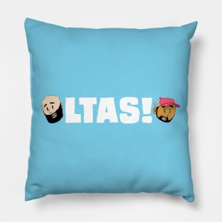 LTAS! Heads White Pillow