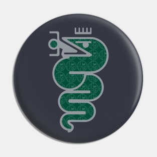 Alfa Romeo Biscione Snake design Pin