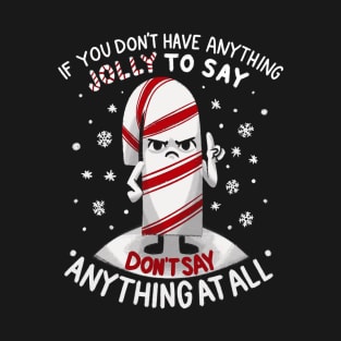 Funny Christmas - Angry Candy Cane T-Shirt