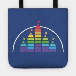 Castle (White Rainbow) Tote