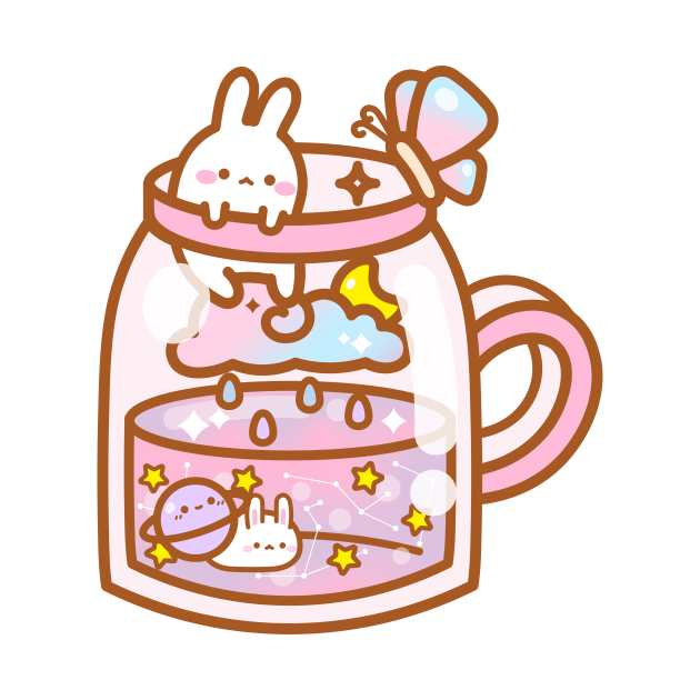 Bunny in Galaxy Tea by verciata