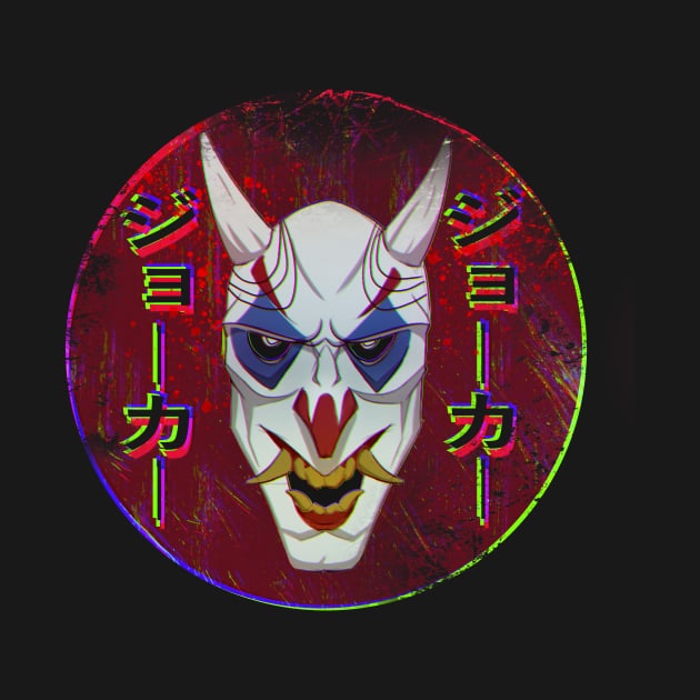 Joker oni mask by DarkMindD