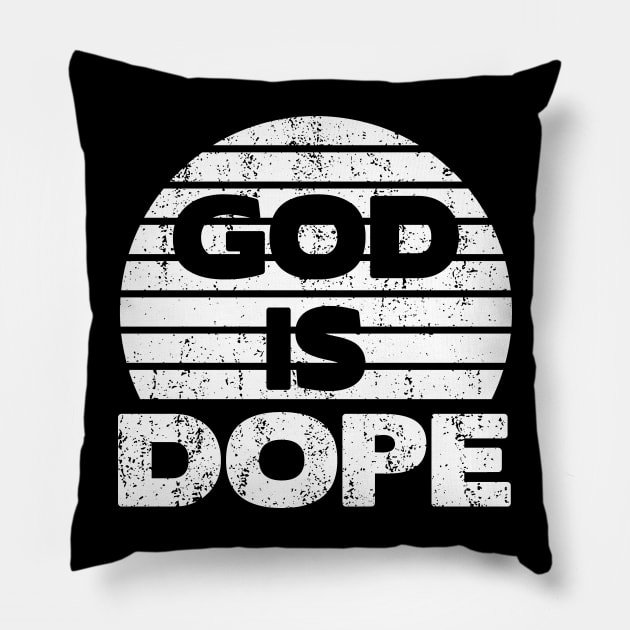 GOD IS DOP , Christian Jesus Faith Believer Pillow by shirts.for.passions