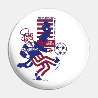 New Jersey Americans Pro Soccer Vintage Pin