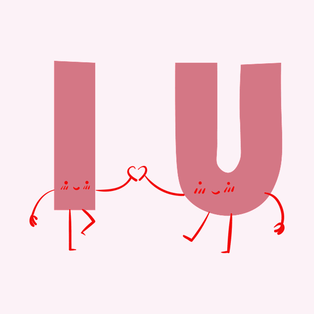 I LOVE YOU by Pretty Prints