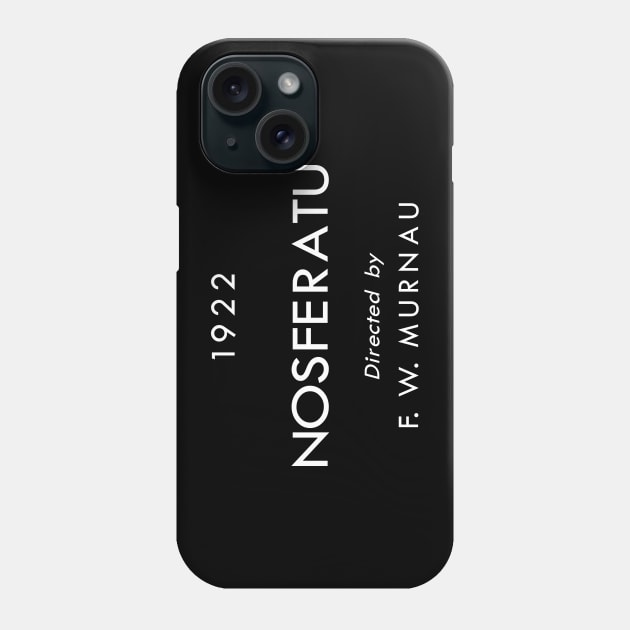 Nosferatu, 1922 Phone Case by Solenoid Apparel