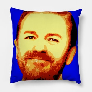 ricky gervais Pillow