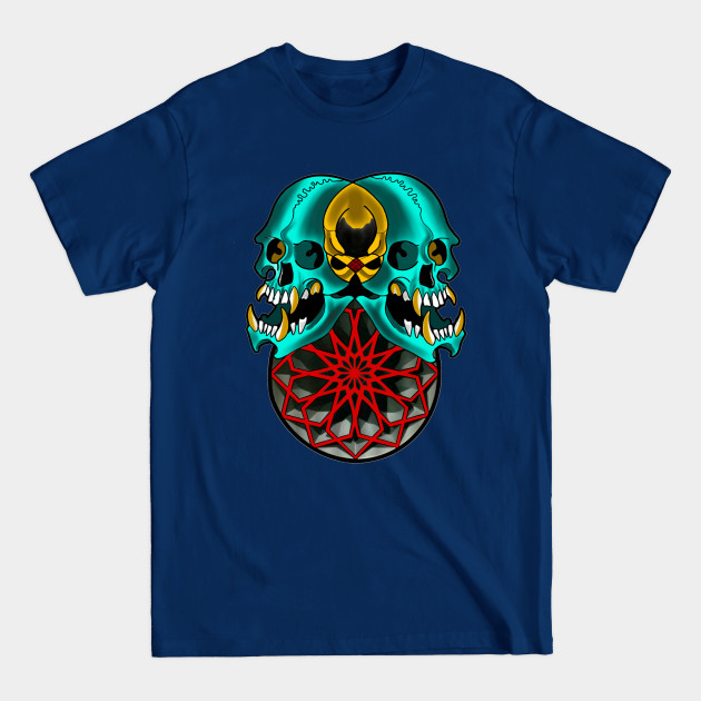 Disover Geometric skulls - Geometric Skulls - T-Shirt