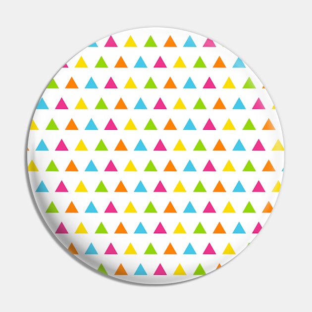 Colourful Triangles Pin by Lisylou