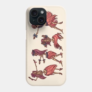 Vintage Skeleton Hula Girls Phone Case