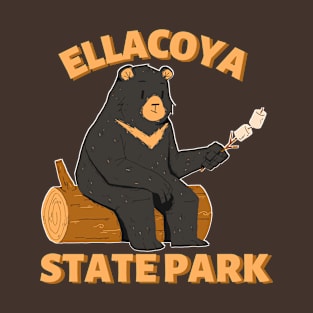 Ellacoya State Park Camping Bear T-Shirt