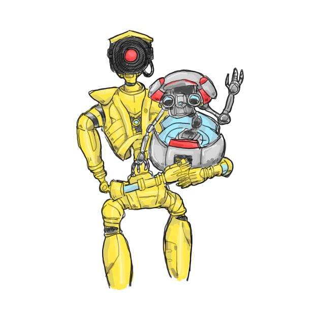 Loader Bot & Gortys by mayumiatanacio