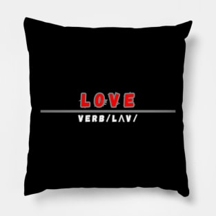 Word Love Pillow