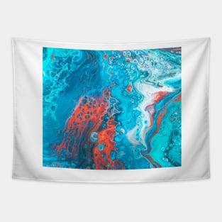 abstract acrylic painting Tapestry