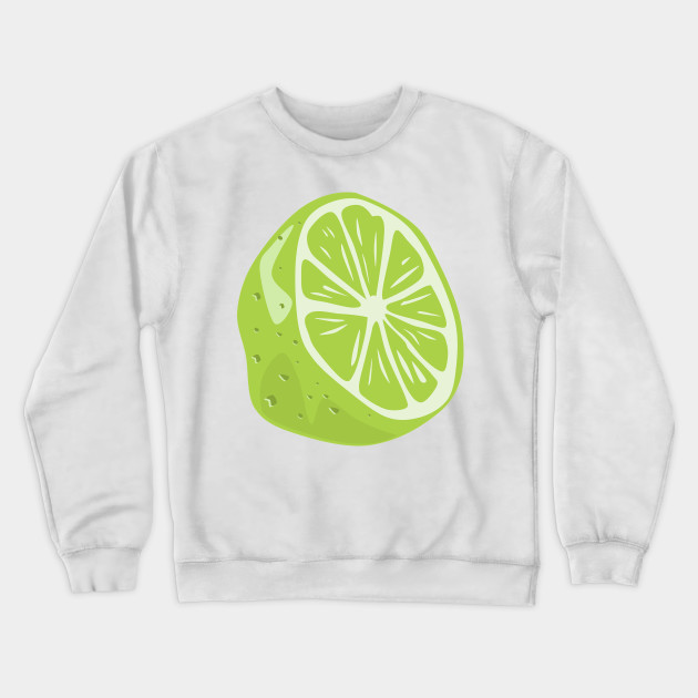 lime green crew neck