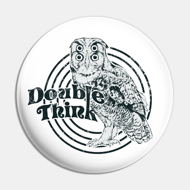 Double Think Pin by BAHMcreations