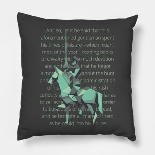 Don Quixote Quote Pillow