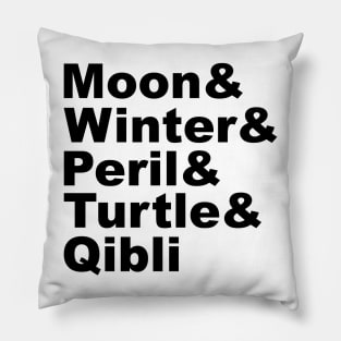 WOF Second Arc Names Pillow