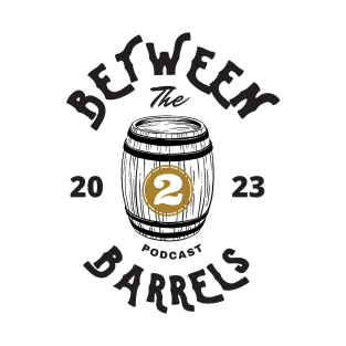 Between 2 Barrels Podcast Logo (Black) T-Shirt