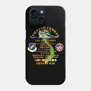 2nd Air Division - 7th Air Force - Operation Rolling Thunder w VN SVC Phone Case