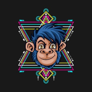 Geometric chimpanzee T-Shirt