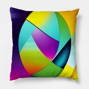 Colorful Abstract Easter Egg (MD23ETR011) Pillow