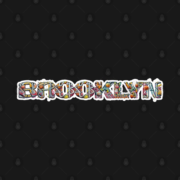 Brooklyn Retro Basketball Graffiti Vintage BKLYN NY (New York) For New York City Lovers NYC by smartrocket
