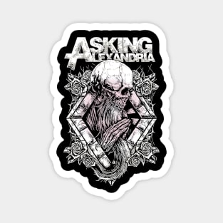 Asking Rock Band Design Magnet