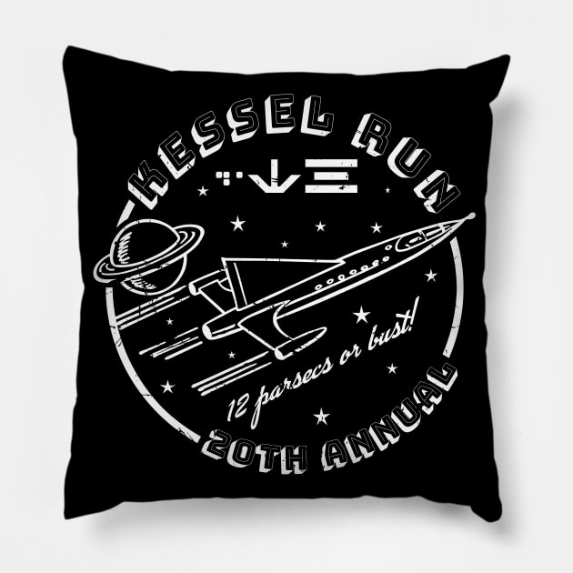 20th Annual Kessel Run Pillow by PopCultureShirts