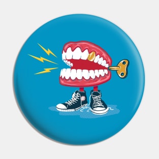 Chatter Teeth Pin