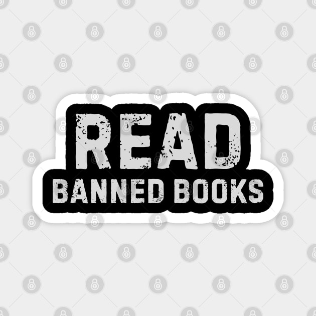 Read Banned Books Magnet by Stylecombinator
