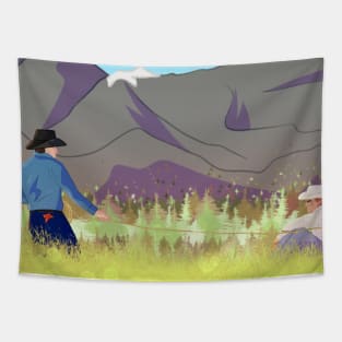 Cowboy Tapestry