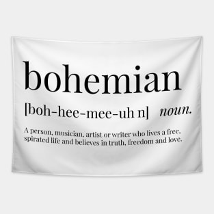 Bohemian Definition Tapestry