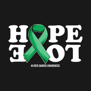 Liver Cancer Support | Emerald Green Ribbon Squad Support Liver Cancer awareness T-Shirt