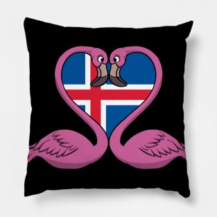 Flamingo Iceland Pillow