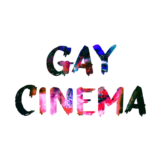 Gay Cinema Glitch Art Quote by raspberry-tea