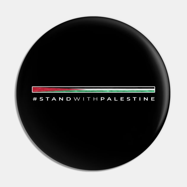 Palestine  ~ Stand with Palestine Pin by FFAFFF