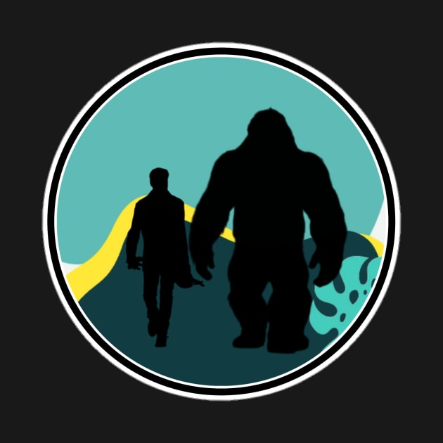 Pierce Brosnan and Bigfoot by Walters Mom