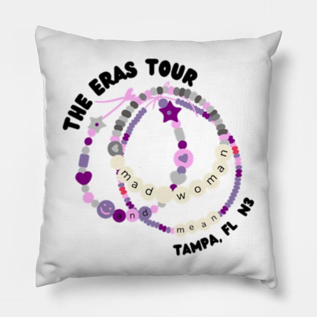 Tampa Eras Tour N3 Pillow by canderson13