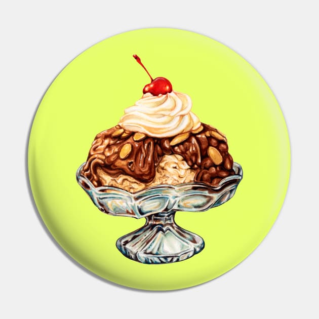 Ice Cream Sundae Pin by KellyGilleran