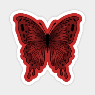 Butterfly Line Art Magnet