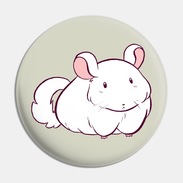 White Chinchilla Pin by saradaboru