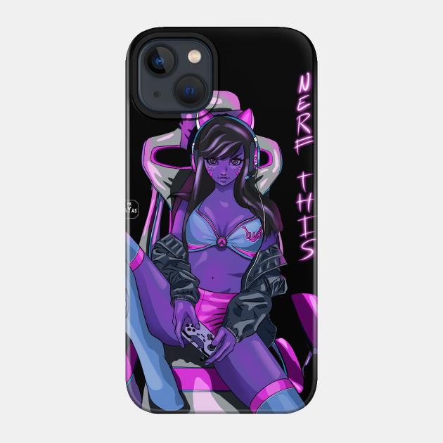 Dva gaming BLACK Overwatch - Dva - Phone Case