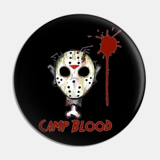 Camp Blood Pin