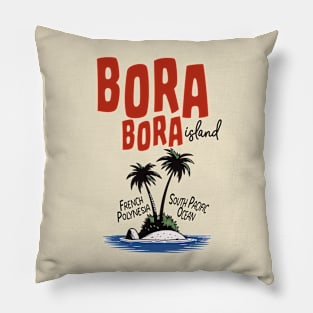 French Polynesia Bora-Bora Islands Pillow